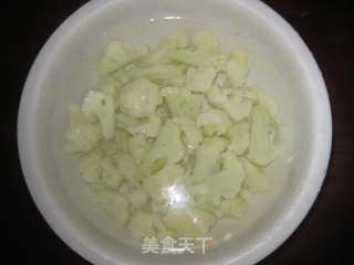 肉片炒花菜的做法步骤：6