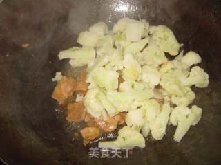 肉片炒花菜的做法步骤：9
