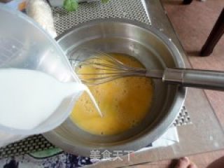 没有奶油做可以做美味蛋挞--紫薯蛋挞的做法步骤：5