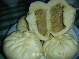 扁豆大馅包子的做法步骤：6