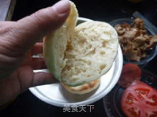 烧饼夹肉的做法步骤：16