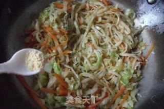 素炒饼的做法步骤：10