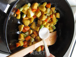 上班族的快手便当——{香蒜金黄粒}的做法步骤：15