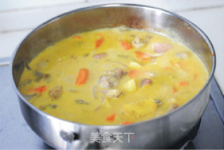 【咖喱牛腩】米饭绝配的做法步骤：7