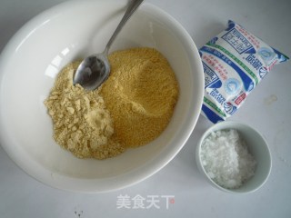 奶香玉米饼的做法步骤：1