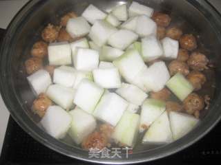 冬瓜丸子汤的做法步骤：4