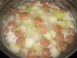 冬瓜丸子汤的做法步骤：6