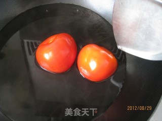 吃不厌的番茄炒鸡蛋的做法步骤：2
