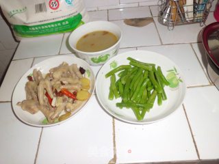 凤爪烧豆角的做法步骤：7