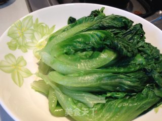 蒜油生菜的做法步骤：3