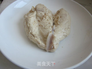 凉拌鸡丝黄瓜的做法步骤：4