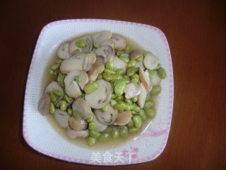 草菇毛豆的做法步骤：7