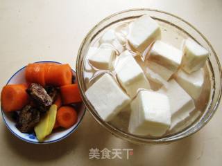 一锅一汤一饭：淮山胡萝卜扇骨汤 + 蒸饭的做法步骤：4