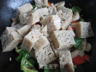 烧三味烤麸的做法步骤：9