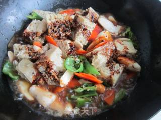 烧三味烤麸的做法步骤：11