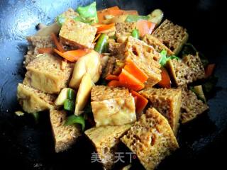 烧三味烤麸的做法步骤：13