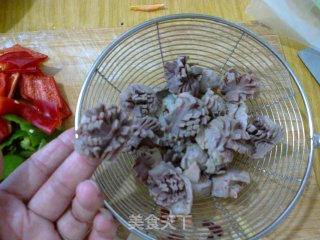 美味小炒鸡胗的做法步骤：4