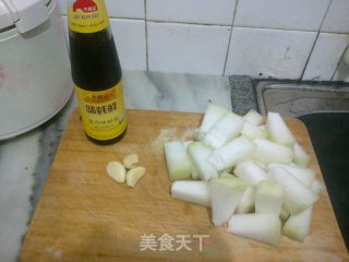 蚝油冬瓜块的做法步骤：1