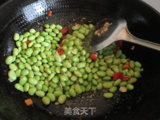 毛豆炒鸡丁的做法步骤：6