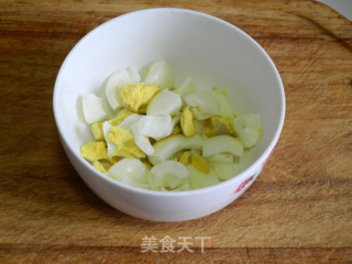 小米辣拌鸡蛋的做法步骤：2