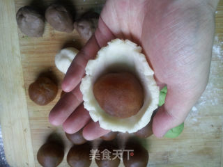 中秋预热——脆梅冰皮月饼的做法步骤：14