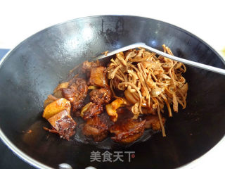 茶树菇烧鹅的做法步骤：10