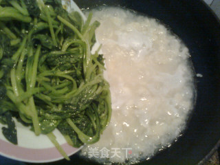 青菜疙瘩糊的做法步骤：8