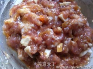 鹹蛋冬菜蒸肉餅的做法步骤：2