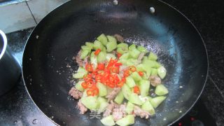 黄瓜猪肉片的做法步骤：6