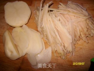 下饭菜——炝炒土豆丝的做法步骤：1