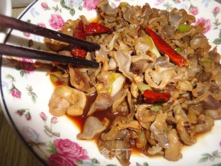 火爆鸡胗的做法步骤：8