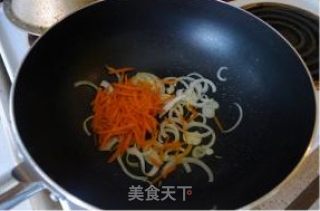 素食主义—素炒乌冬面的做法步骤：4