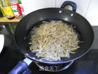 葱拌笋丝的做法步骤：4