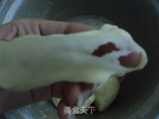 营养早餐——家庭式猪排汉堡的做法步骤：4