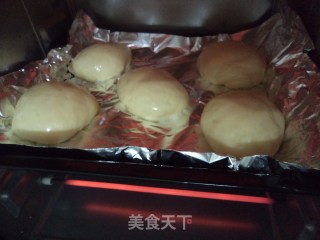 营养早餐——家庭式猪排汉堡的做法步骤：7