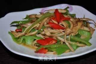 干煸杏鲍菇的做法步骤：7