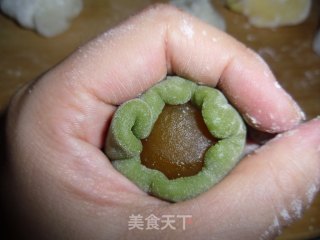 花样冰皮月饼的做法步骤：10
