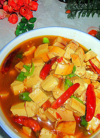 麻辣酱香豆腐丁的做法步骤：10