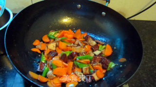 卤香干炒肉----家常菜的做法步骤：9