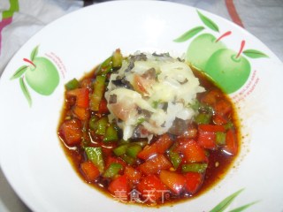 油泼土豆丸子的做法步骤：9