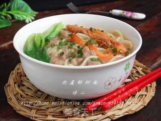 闽南的特色面条----【肉羹鲜虾卤生面】的做法步骤：11