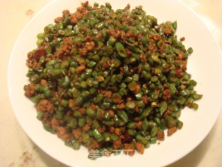 超级下饭菜～干煸肉末豇豆的做法步骤：6