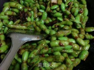 酱香毛豆的做法步骤：3