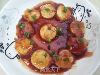 茄汁豆腐的做法步骤：6