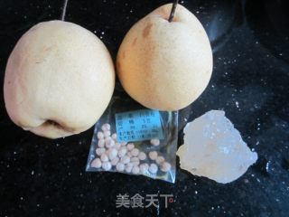 雪梨川贝冰糖水的做法步骤：1