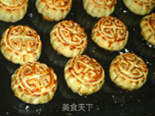 奶香菠萝月饼的做法步骤：22