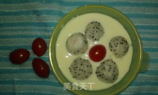 双果奇缘酸奶的做法步骤：5