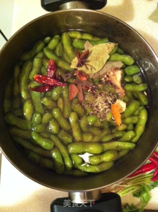 辣炒毛豆(美味下酒菜)的做法步骤：1
