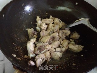 家庭风味干炒鸡的做法步骤：6