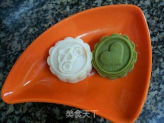 冰皮月饼----哈密瓜馅的做法步骤：14
